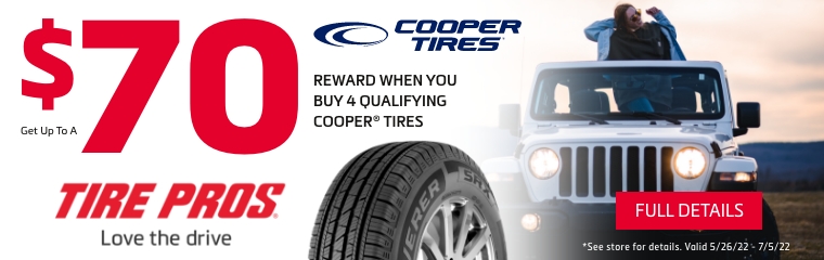 Cooper Tires Coupon | Neighborhood Tire Pros